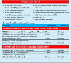 East African School of Aviation Courses
